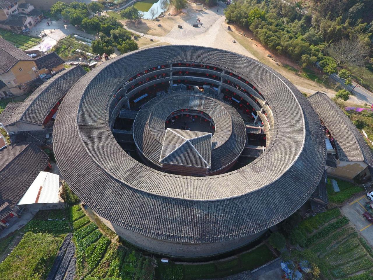 Tulou Fuyulou Changdi Inn Yongding エクステリア 写真